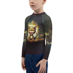 CB3-77 Kids Rash Guard in various colors displayed