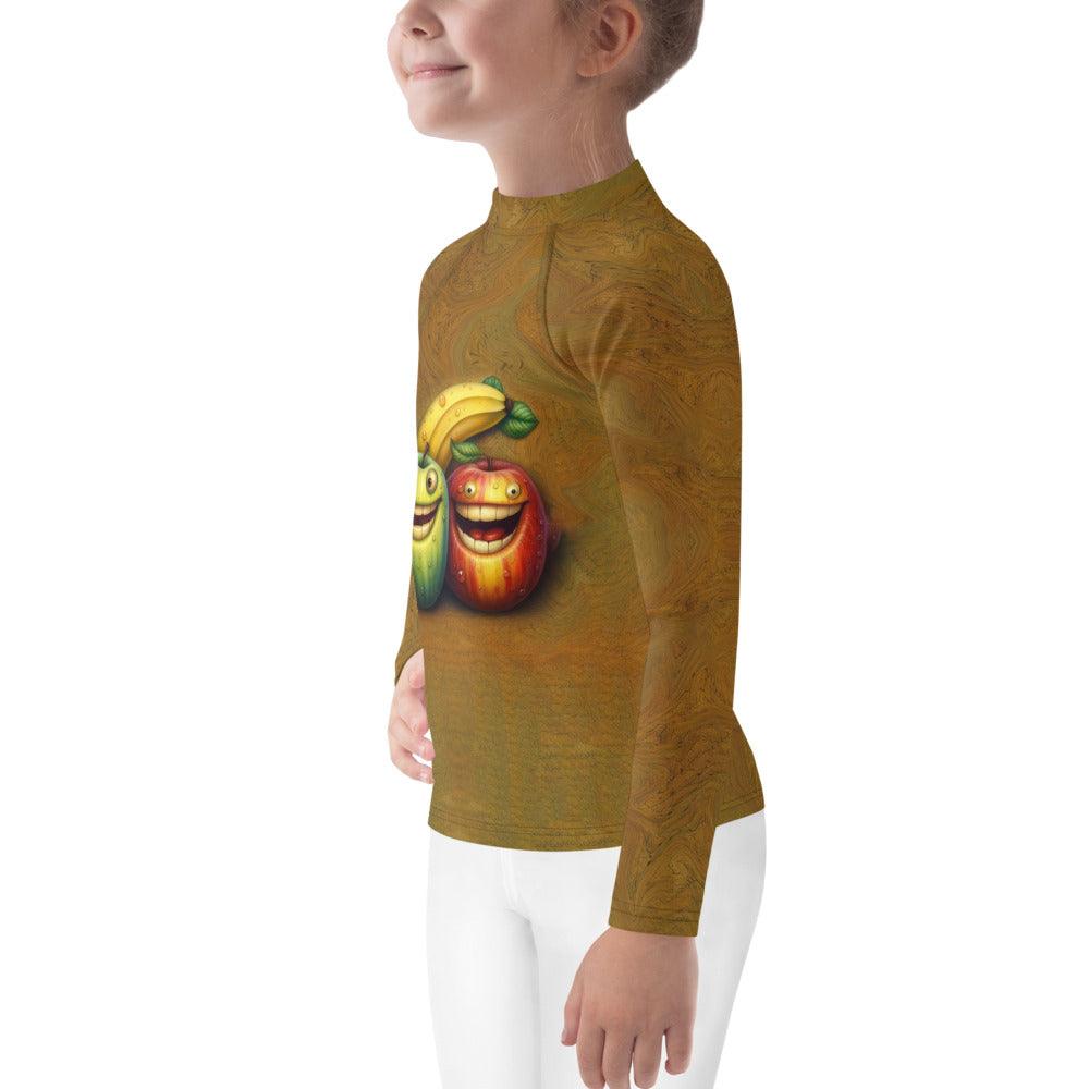 UV protective CB3-126 Kids Rash Guard for outdoor swimming