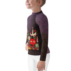 Spooky Night Kids Halloween Rash Guard - Beyond T-shirts