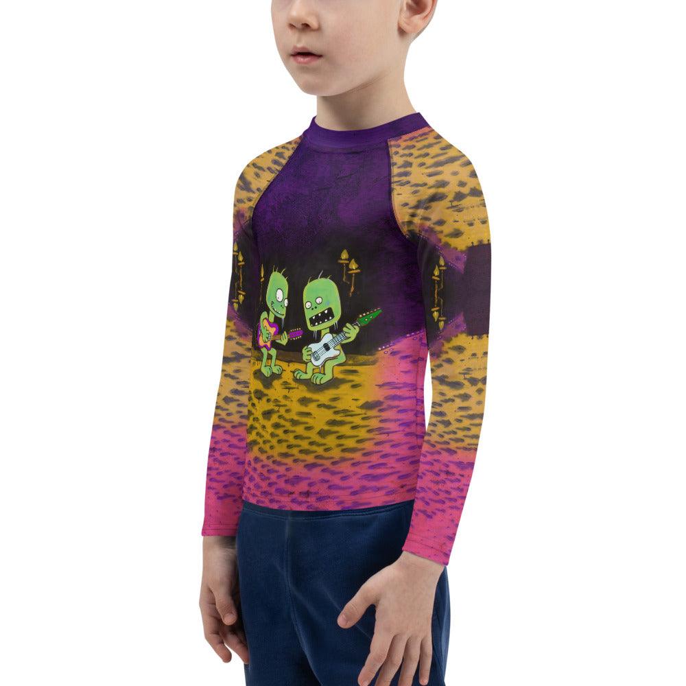 Halloween Magic Kids All-Over Print Rash Guard - Beyond T-shirts