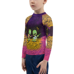 Halloween Magic Kids All-Over Print Rash Guard - Beyond T-shirts