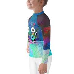 Spiders And Skeletons Kids Rash Guard - Beyond T-shirts