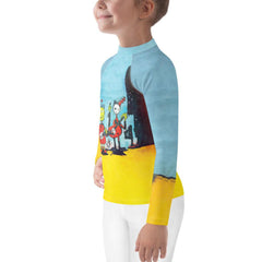 Bats In The Belfry Kids Halloween Rash Guard - Beyond T-shirts