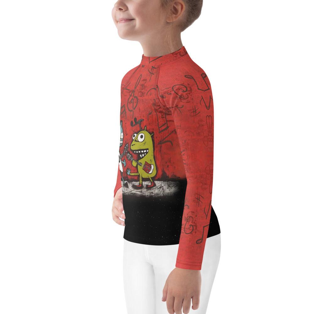 Cauldron Of Cuteness Halloween Kids Rash Guard - Beyond T-shirts