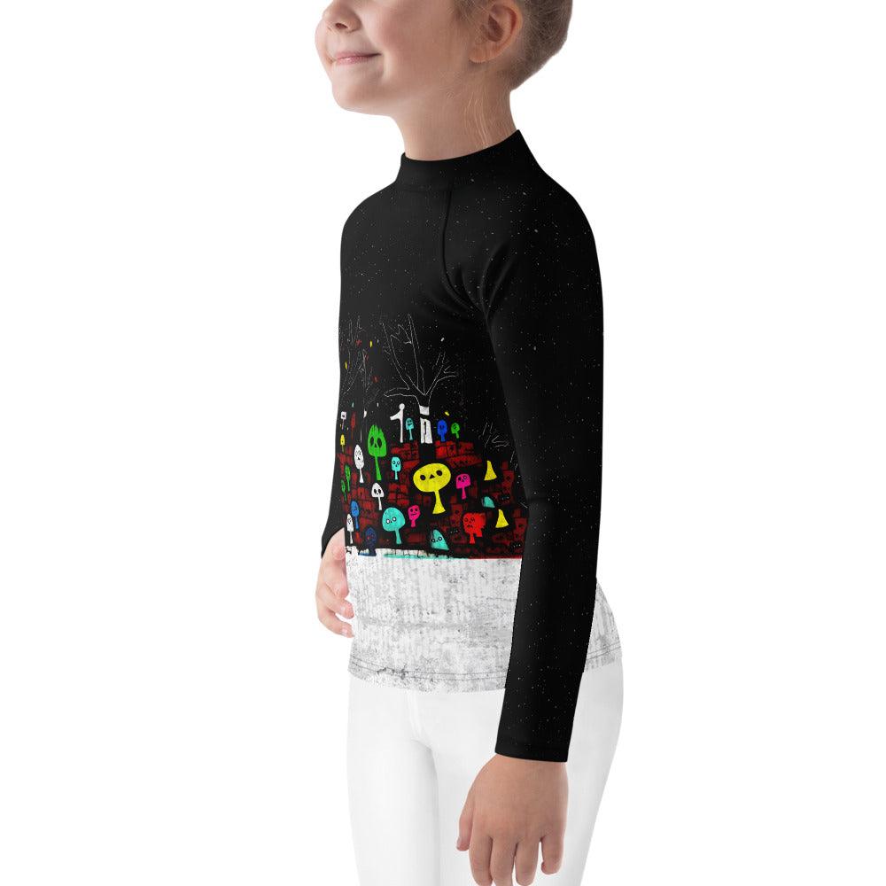 Grim Reaper's Playground Kids Halloween Rash Guard - Beyond T-shirts