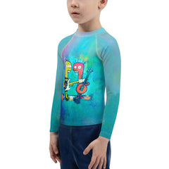 Trick Or Treat Pumpkin Patch Kids Rash Guard - Beyond T-shirts