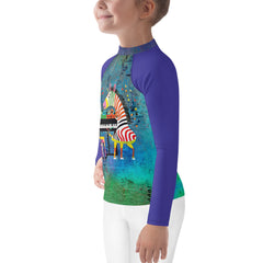 Petite Pufferfish Ocean Kids' Rash Guard