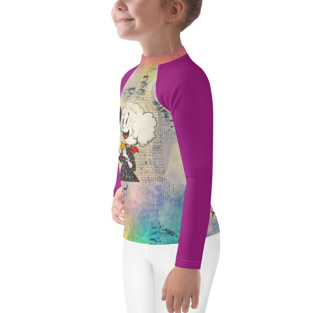 Little Lizard Desert Art Kids' Rash Guard