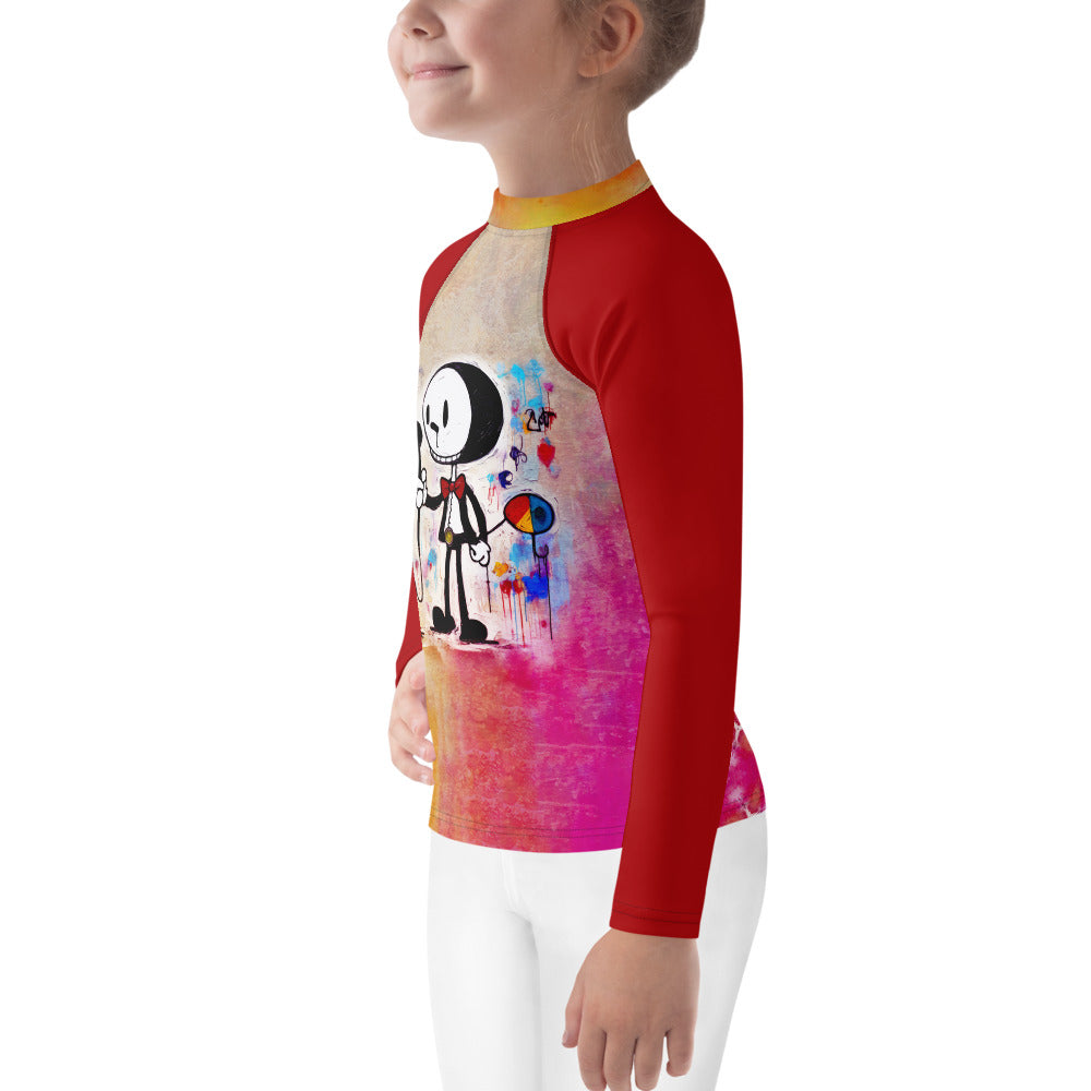 Little Lifesaver Nautical-Themed Rash Guard