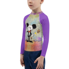 Tiny Treasure Pirate Art Kids' Rash Guard