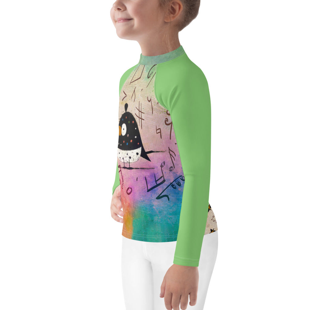 Kiddie Coral Reef Art Children's Rash Guard