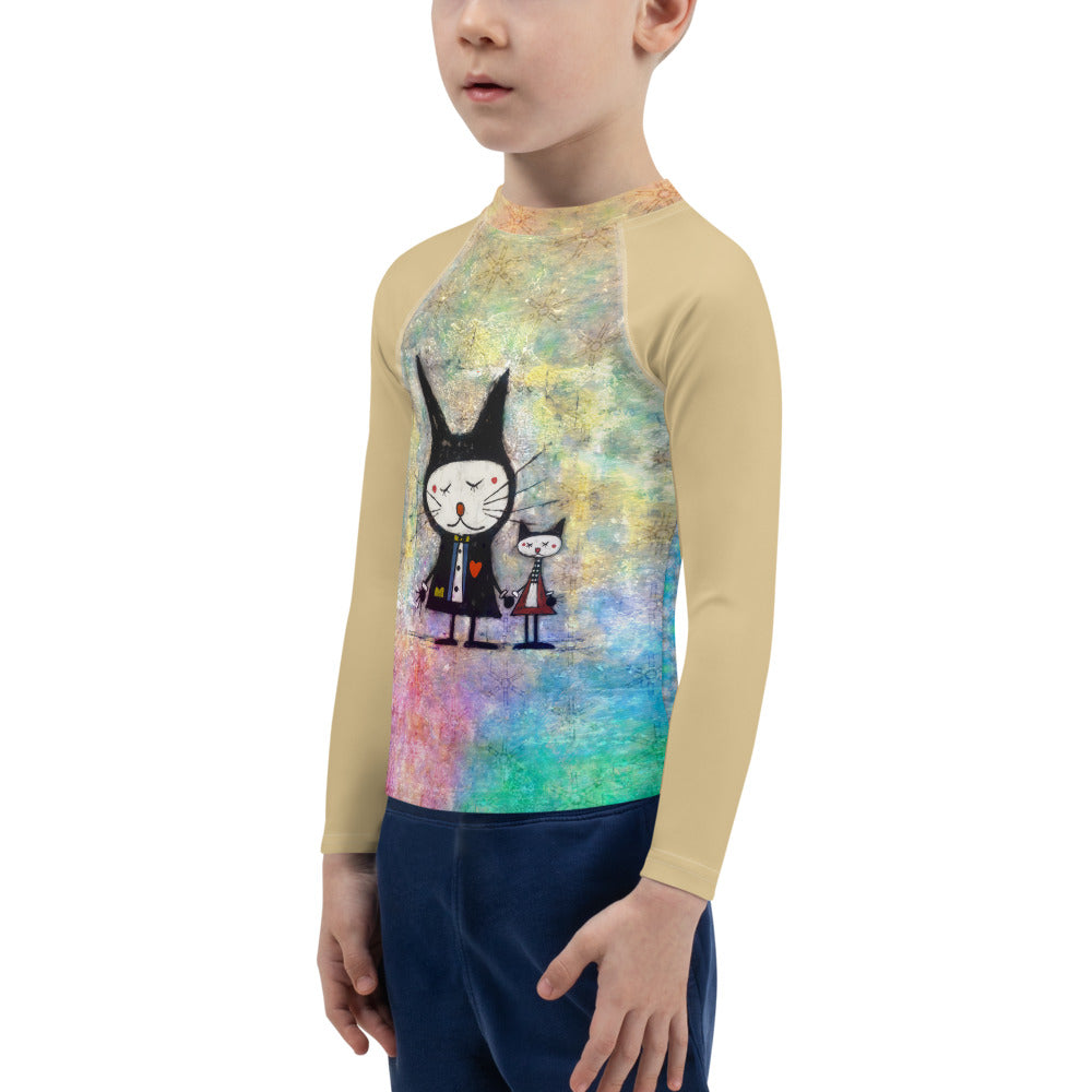 Little Lagoon Children's Illustrated Rash Guard