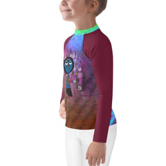 Little Lemur Madagascar Art Rash Guard