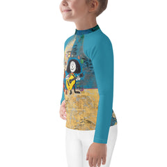 Kiddie Kookaburra Australian Art Rash Guard