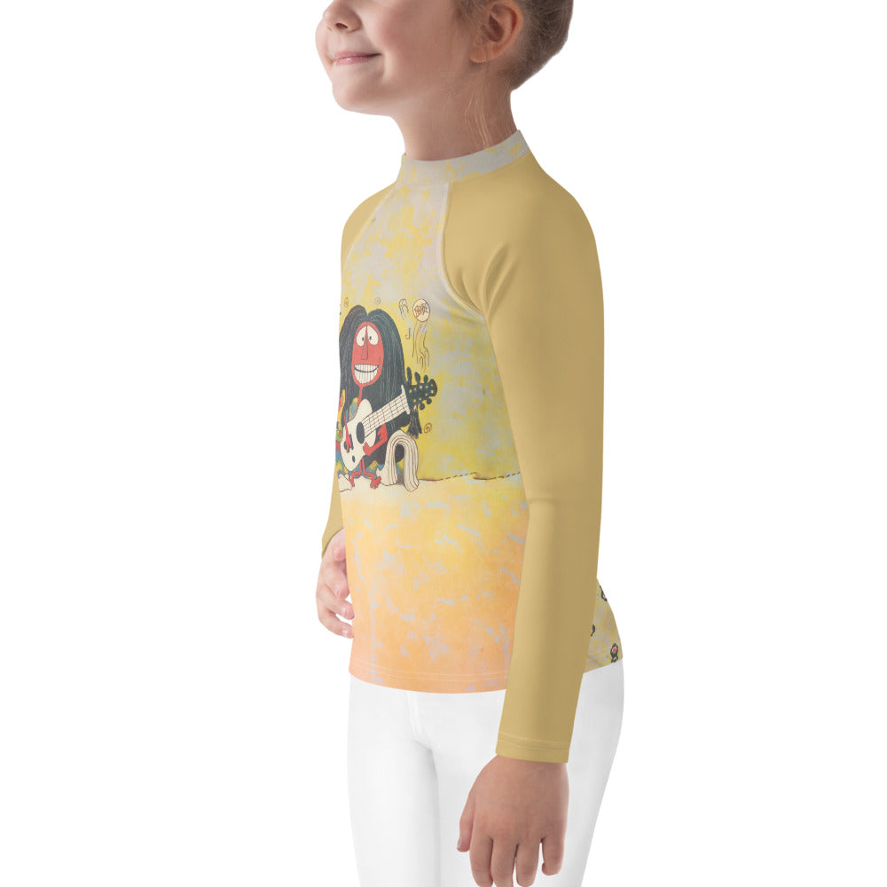 Tiny Tortoise Desert Themed Kids' Rash Guard