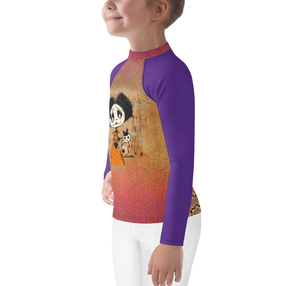 Petite Panda Chinese Kids' Rash Guard