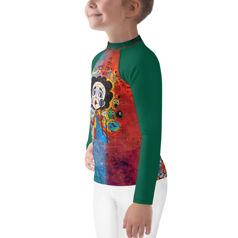 Tiny Tortoise Desert Kids' Rash Guard