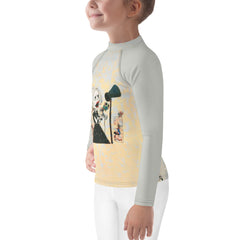 Radiant Rabbit Romp Children's Rash Guard