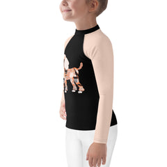 Poodle’s Playful Splash Kids Rash Guard