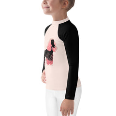 Poodle’s Bubbly Beach Day Kids Rash Guard