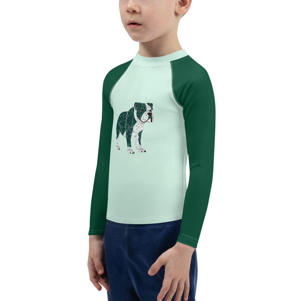 Dog’s Delightful Depths Kids Rash Guard