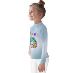 Colorful kids rash guard with The Little Prince design
