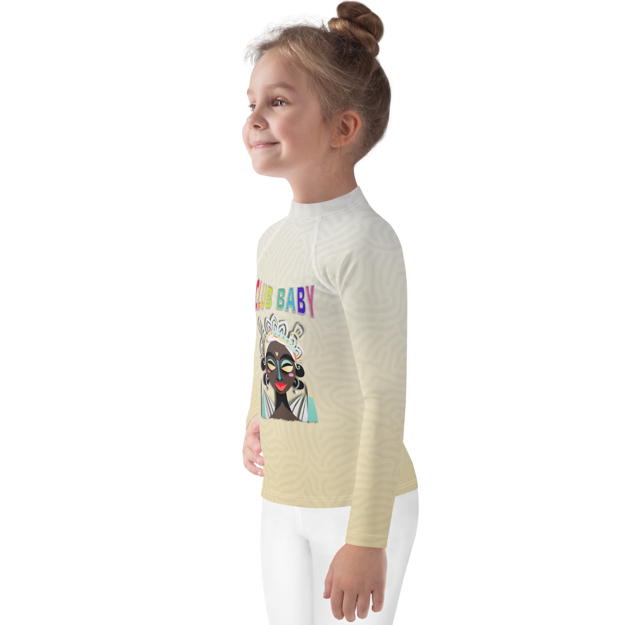 Sleeping Beauty Dream rash guard for kids with UV protection







