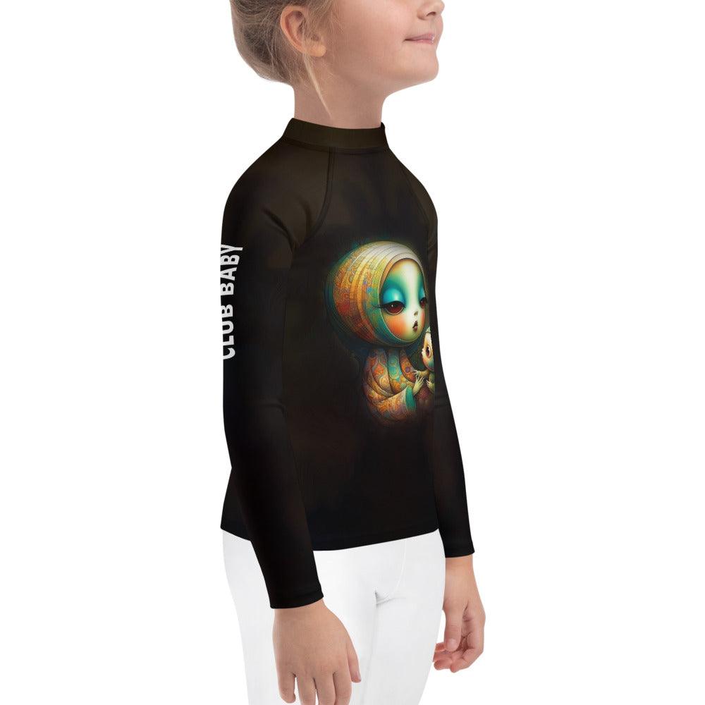 Young athlete in CB3-72 Rash Guard practicing outdoor sports