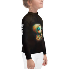 Young athlete in CB3-72 Rash Guard practicing outdoor sports