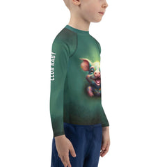 Group of children wearing CB3-96 Rash Guards during a swimming lesson