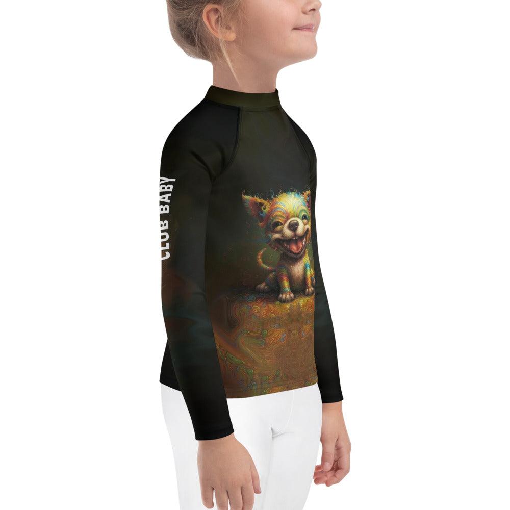 CB3-137 Kids Rash Guard UV protection label