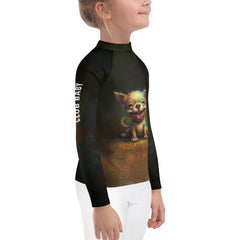 CB3-137 Kids Rash Guard UV protection label