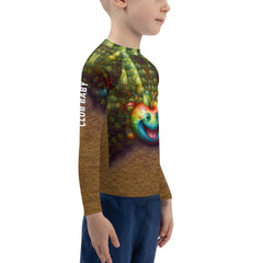 CB3-129 Children's Rash Guard under sunlight