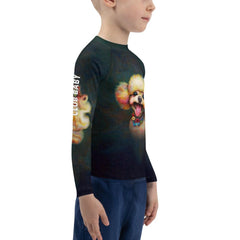 Protective and comfortable fit of the CB3-102 Kids Rash Guard
