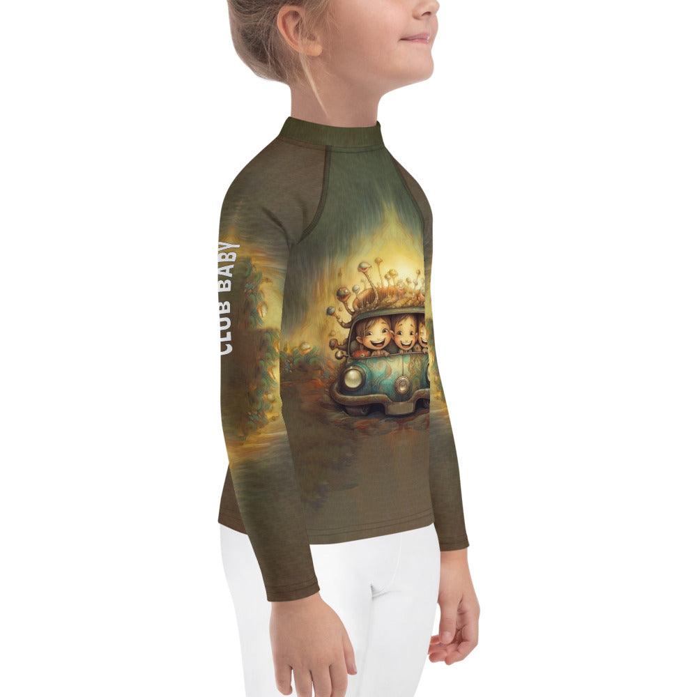 CB3-116 Kids Rash Guard in packaging ready for sale