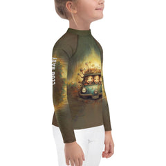 CB3-116 Kids Rash Guard in packaging ready for sale