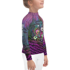 Trick Or Treat Ghostly Kids Rash Guard - Beyond T-shirts