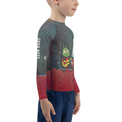 Mummy Mayhem All-Over Print Kids Rash Guard - Beyond T-shirts