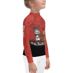 Cauldron Of Cuteness Halloween Kids Rash Guard - Beyond T-shirts