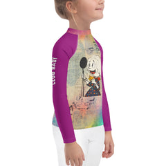 Little Lizard Desert Art Kids' Rash Guard