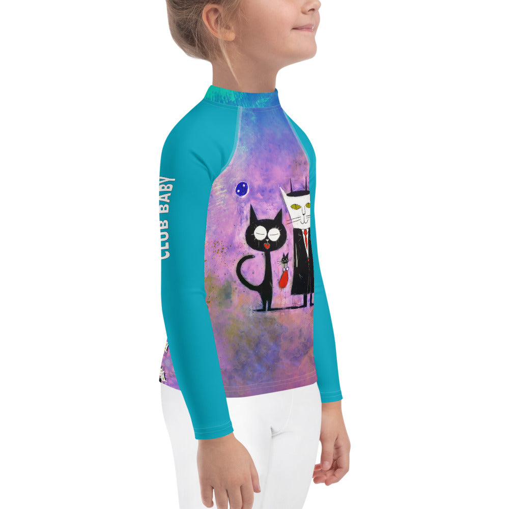 Kiddie Krab Beach-Themed Rash Guard