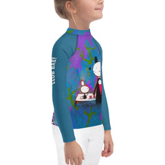 Little Lifeguard Kids' Beach Themed Rash Guard