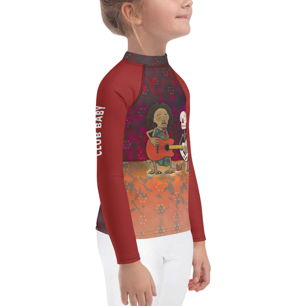 Petite Panda Chinese Themed Rash Guard