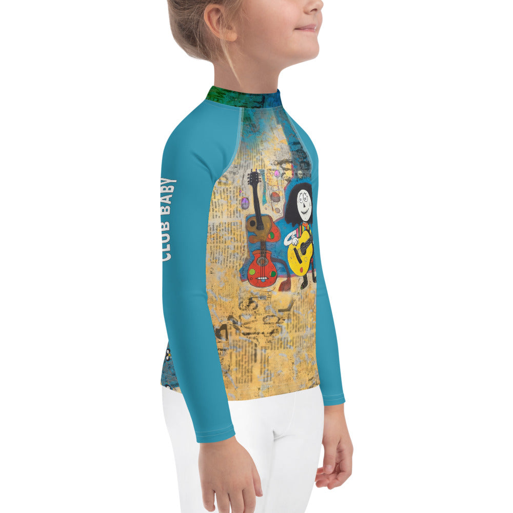 Kiddie Kookaburra Australian Art Rash Guard