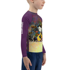 Daring Dino Dash Kids' Rash Guard