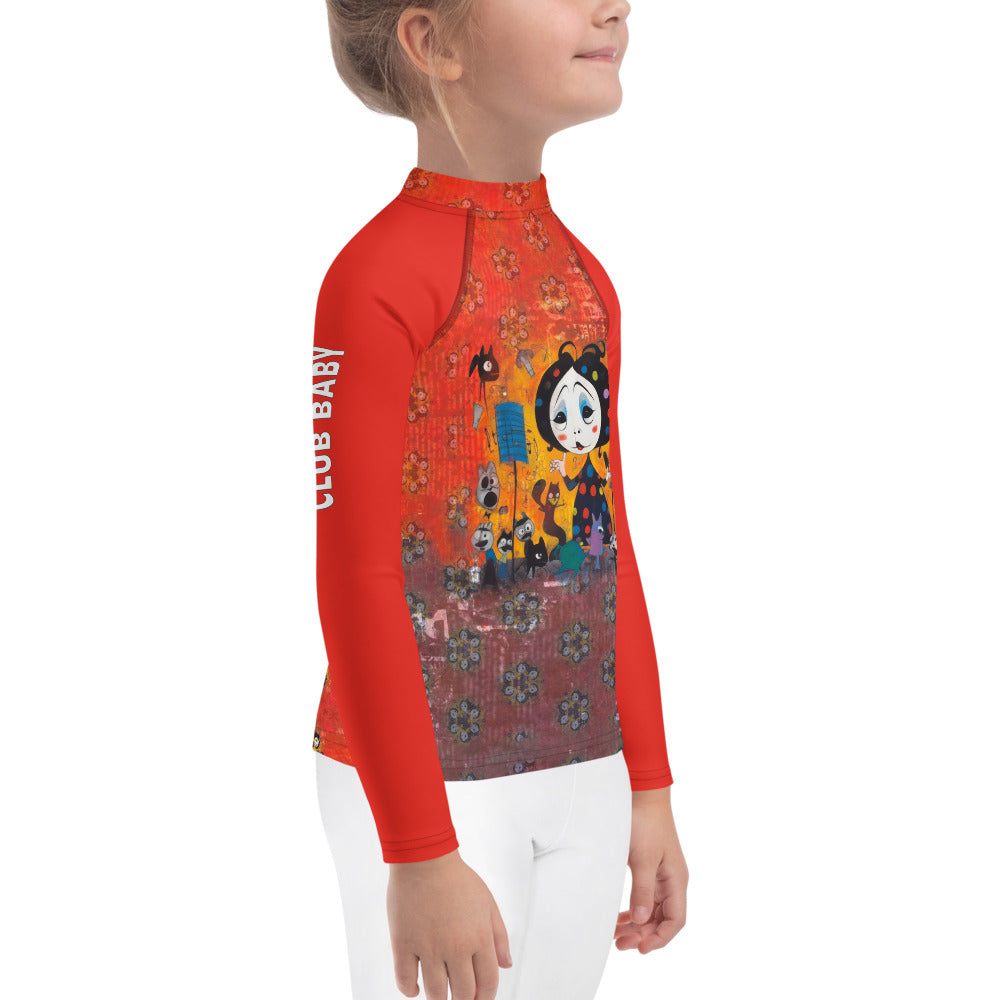 Majestic Monkey Mischief Children's Rash Guard