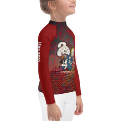 Zesty Zebra Zoom Kids' Rash Guard