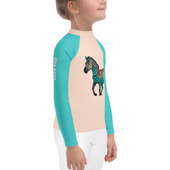 Zebra’s Zesty Zoom Kids Rash Guard