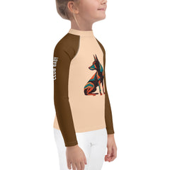 Dog’s Daring Dive Kids Rash Guard