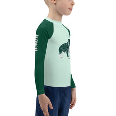 Dog’s Delightful Depths Kids Rash Guard